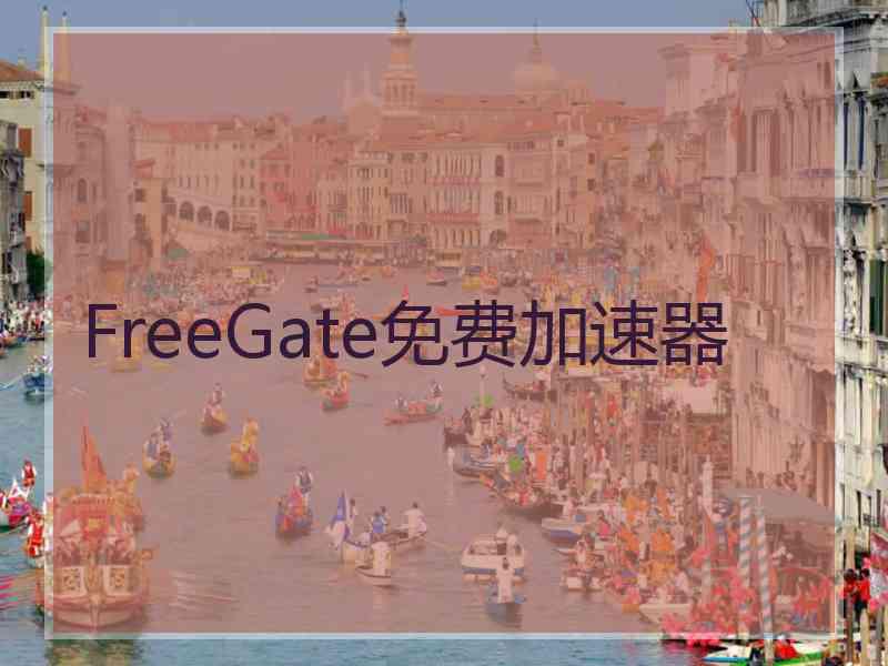 FreeGate免费加速器