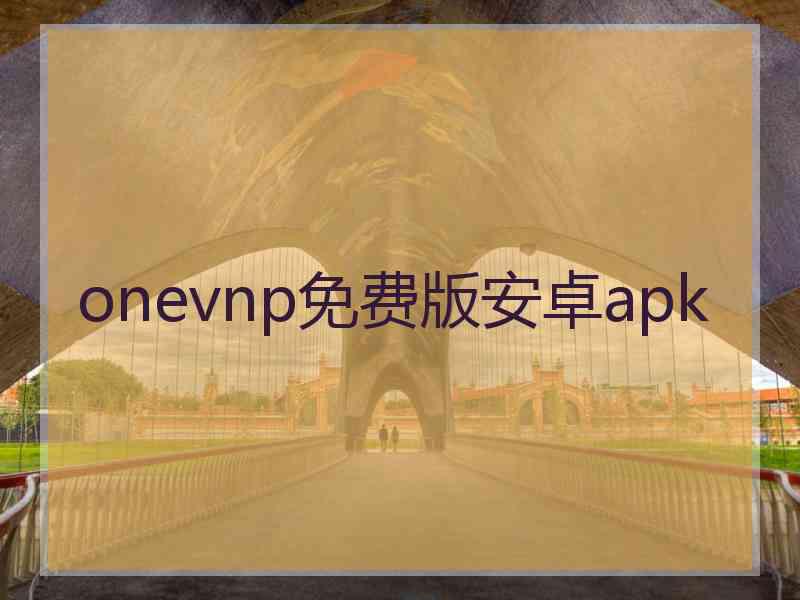 onevnp免费版安卓apk