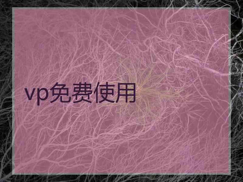 vp免费使用