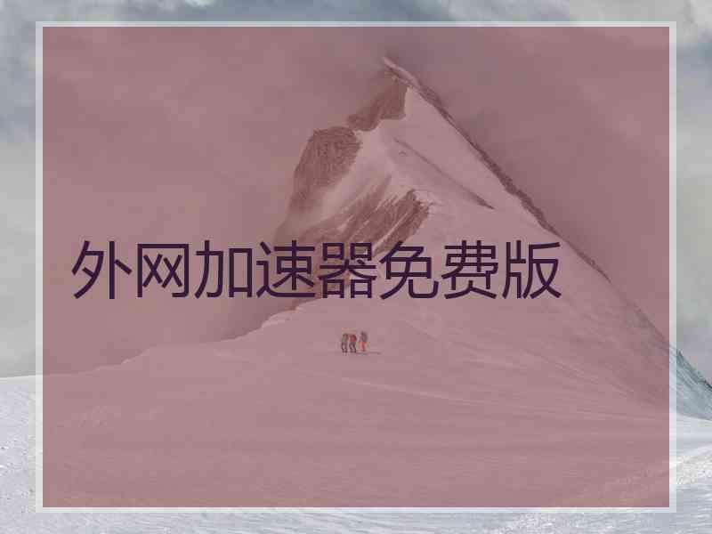 外网加速器免费版