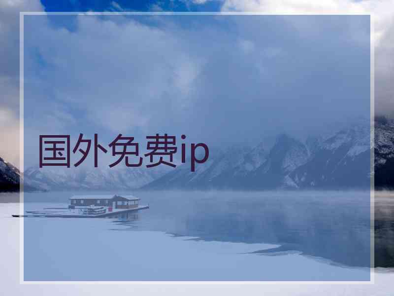 国外免费ip