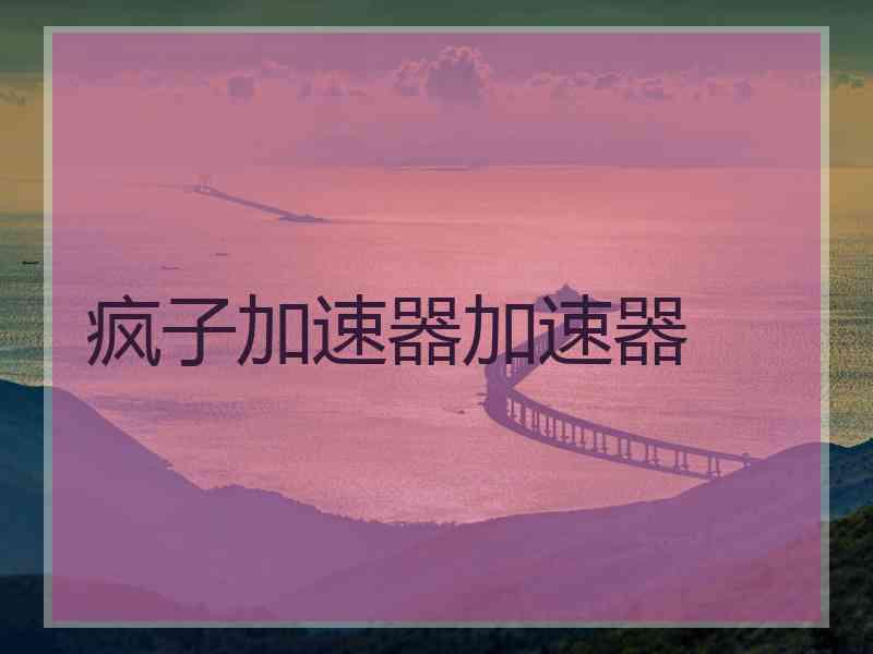 疯子加速器加速器