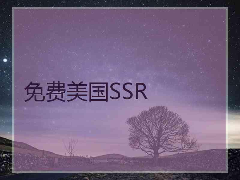 免费美国SSR