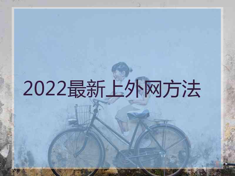 2022最新上外网方法