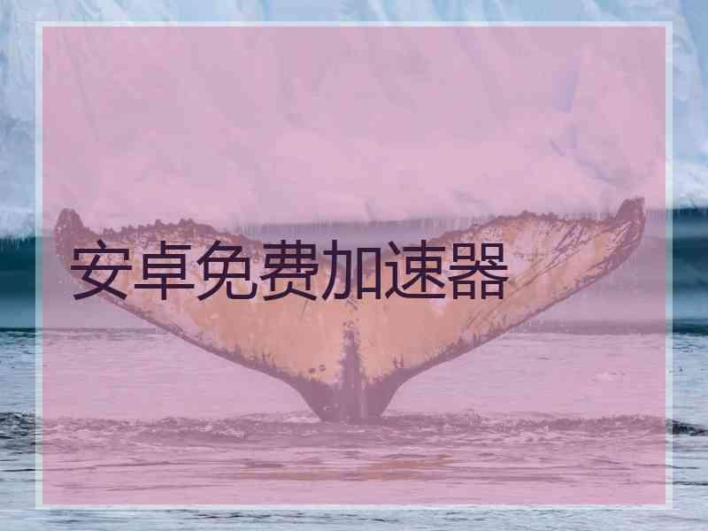 安卓免费加速器