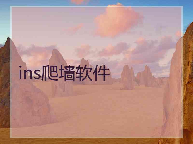 ins爬墙软件