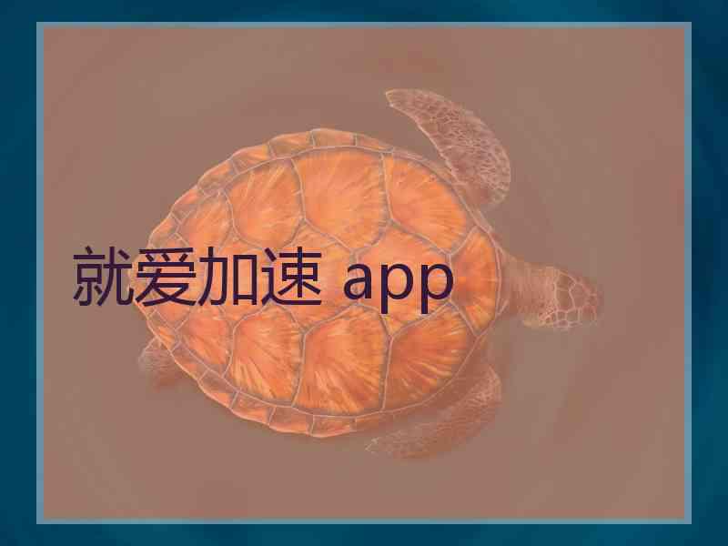 就爱加速 app
