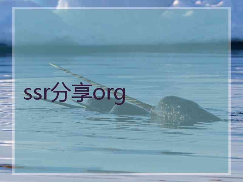 ssr分享org