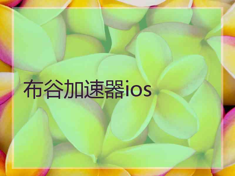 布谷加速器ios