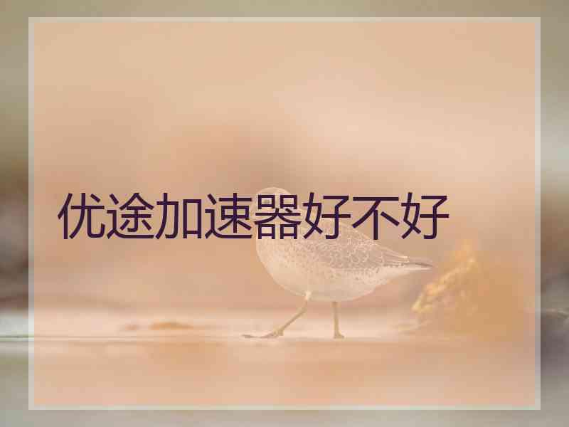 优途加速器好不好