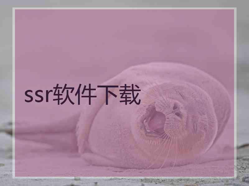 ssr软件下载