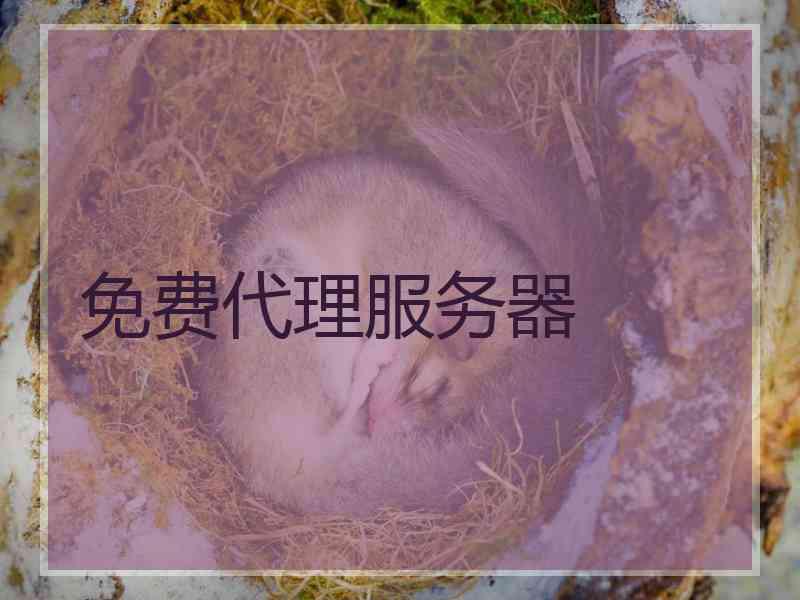 免费代理服务器