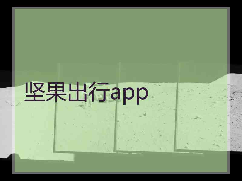 坚果出行app