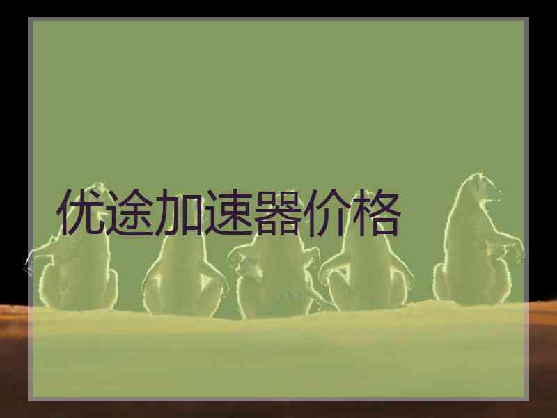 优途加速器价格