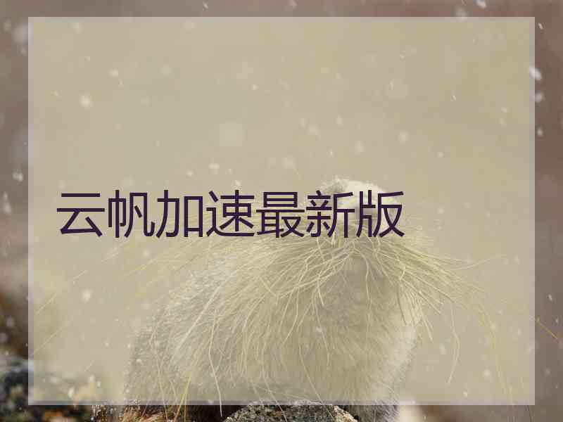 云帆加速最新版
