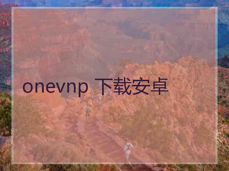 onevnp 下载安卓