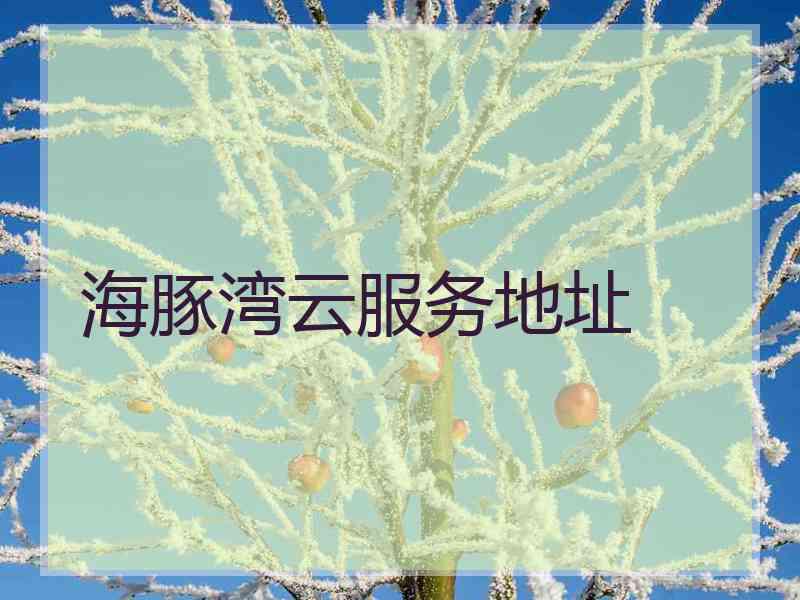 海豚湾云服务地址