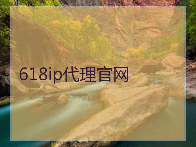 618ip代理官网