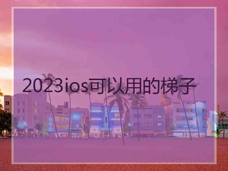 2023ios可以用的梯子