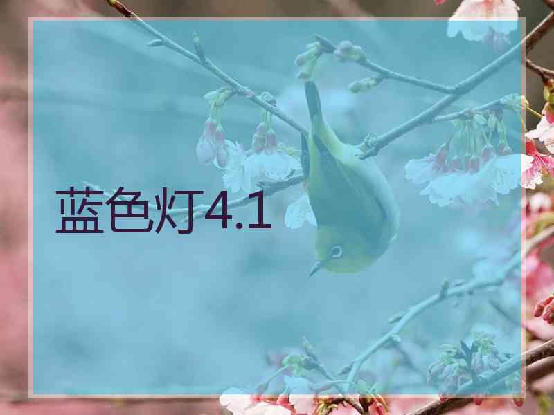 蓝色灯4.1