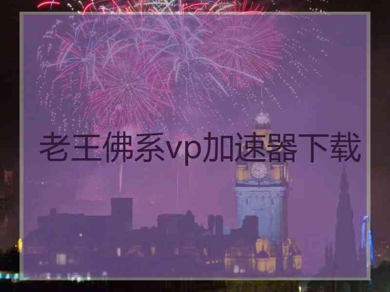 老王佛系vp加速器下载