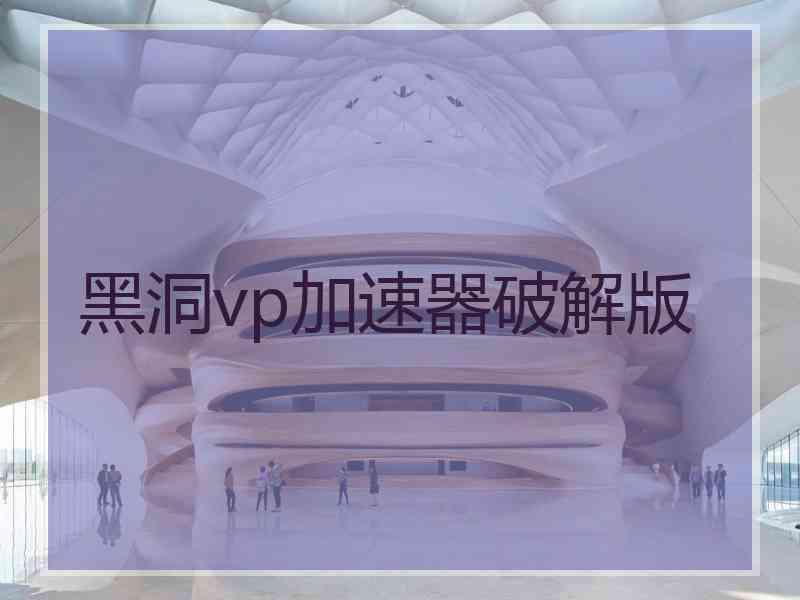 黑洞vp加速器破解版
