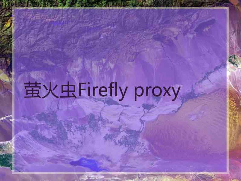 萤火虫Firefly proxy