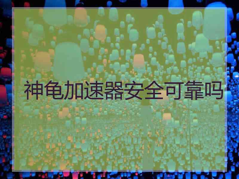 神龟加速器安全可靠吗
