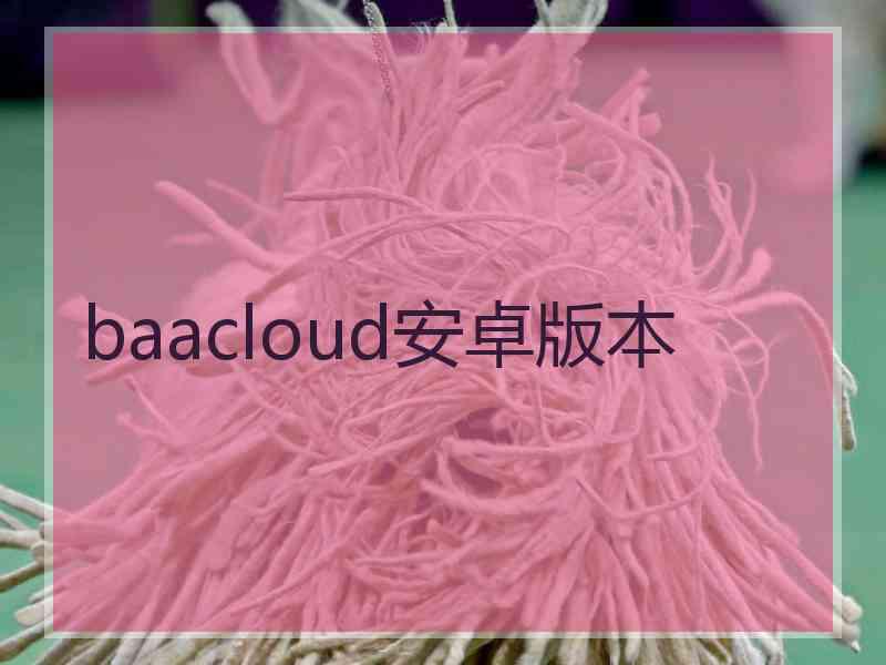 baacloud安卓版本