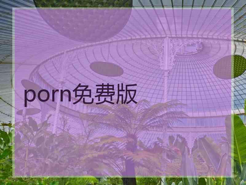 porn免费版