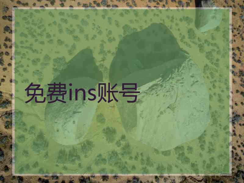 免费ins账号