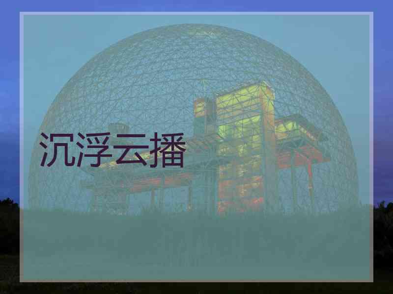 沉浮云播