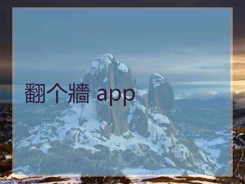 翻个牆 app