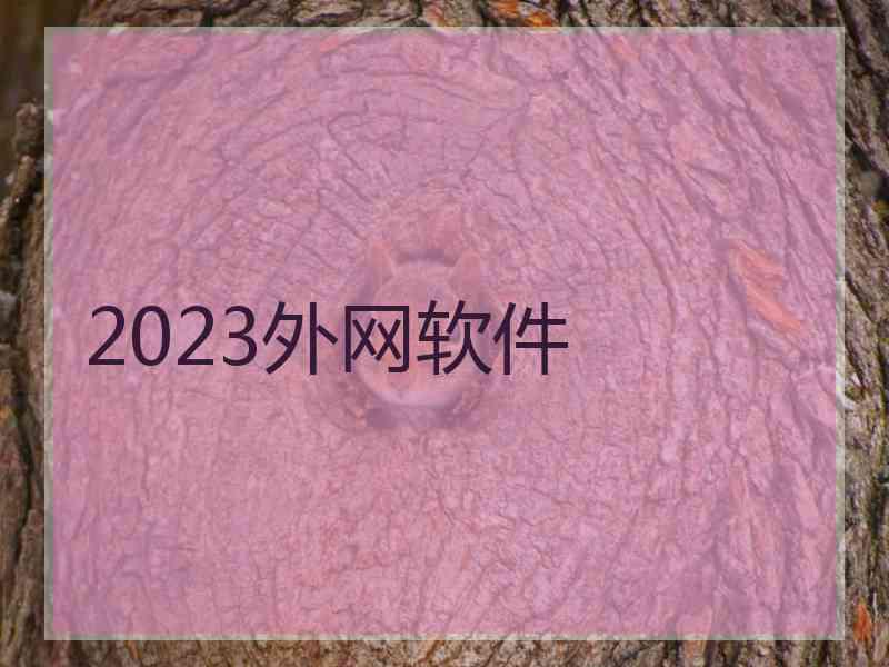 2023外网软件