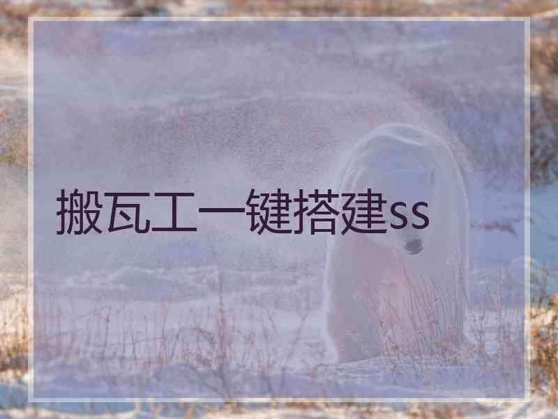 搬瓦工一键搭建ss