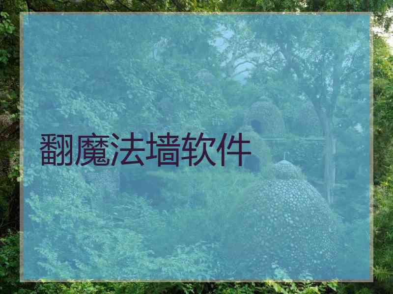 翻魔法墙软件