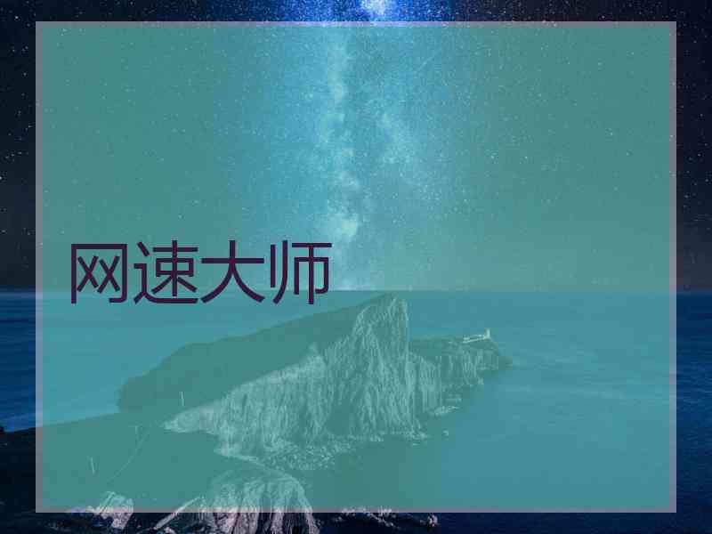 网速大师