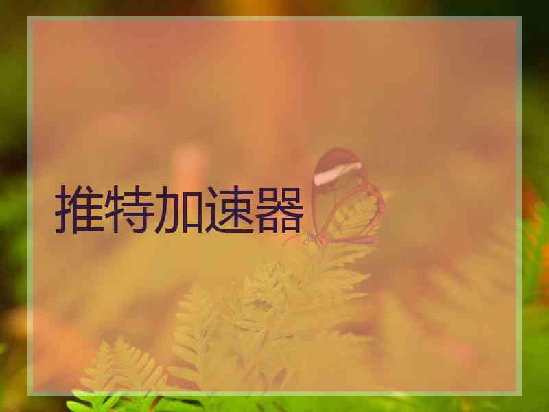 推特加速器
