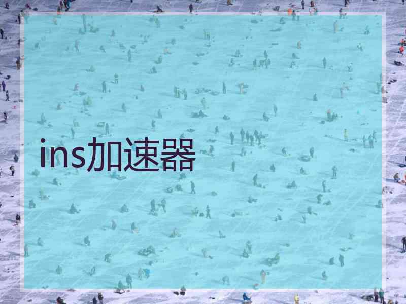 ins加速器