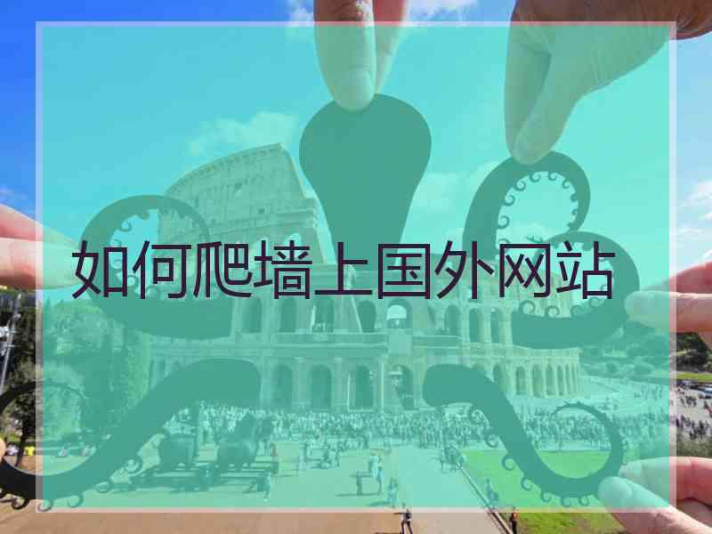 如何爬墙上国外网站