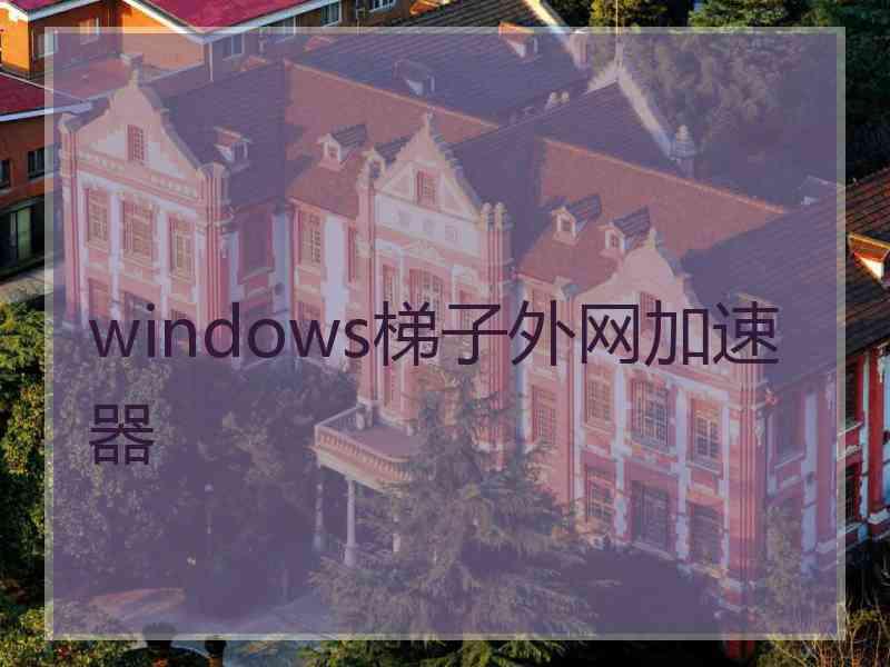 windows梯子外网加速器