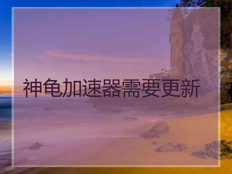 神龟加速器需要更新
