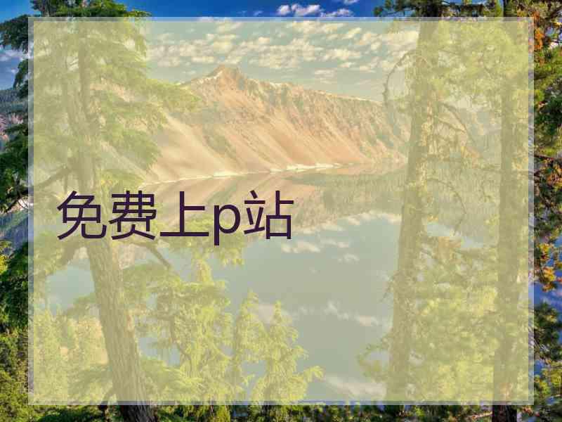 免费上p站
