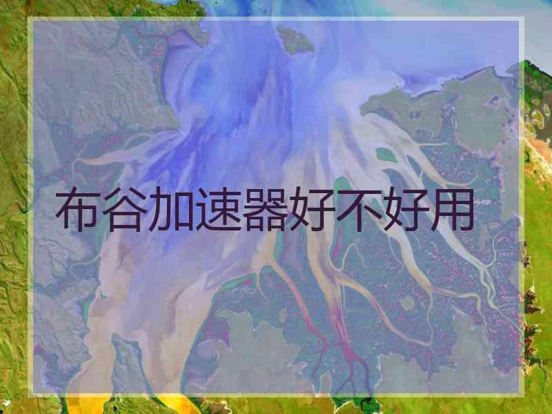 布谷加速器好不好用